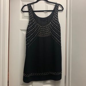 H&M black embellished dress